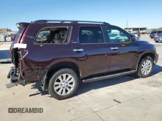 2016 Toyota Sequoia Platinum with VIN 5TDDW5G17GS138458, listed as a Copart auction lot 78431964 with 168,137 mi miles and Salvage Title. Bid and sale history available at carsss.com. Image 3.