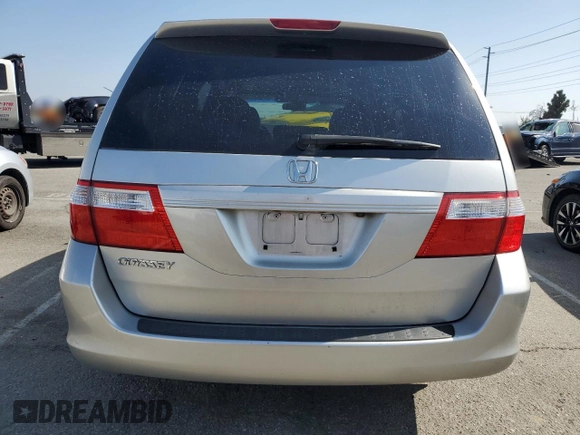 2007 Honda Odyssey EX-L with VIN 5FNRL38727B107578, listed as a Copart auction lot 54243105 with 181,524 mi miles and Salvage Title. Bid and sale history available at carsss.com. Image 6.