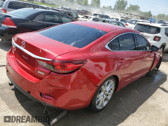2014 Mazda 6 i Touring with VIN JM1GJ1T6XE1118477, listed as a Copart auction lot 55851174 with 139,126 mi miles and Salvage Title. Bid and sale history available at DreamBid. Image 3.