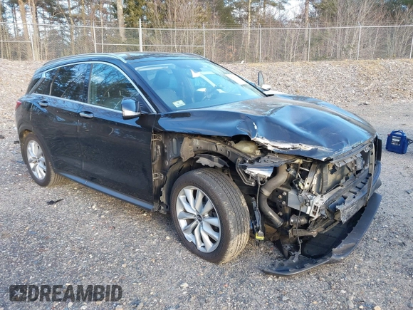 2019 Infiniti QX50 Luxe with VIN 3PCAJ5M34KF126269, listed as a IAAI auction lot 41278165 with 88,413 mi miles and . Bid and sale history available at DreamBid. Image 1.