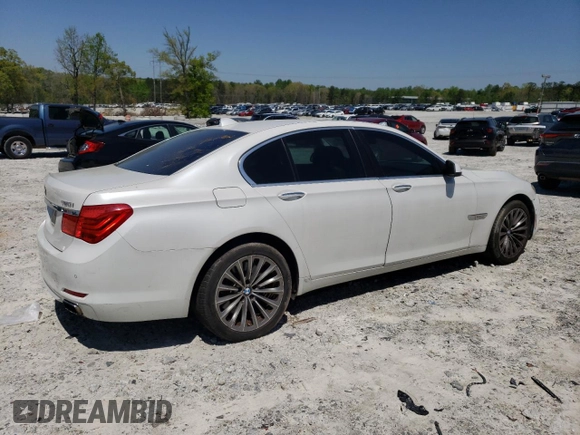 2011 BMW 7 Series 750i with VIN WBAKA8C57BCY36883, listed as a Copart auction lot 52237295 with 185,133 mi miles and Clean title. Bid and sale history available at DreamBid. Image 3.