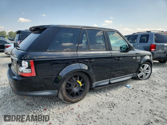 2013 Land Rover Range Rover Sport HSE Lux with VIN SALSK2D43DA807164, listed as a Copart auction lot 63800655 with Not provided miles and Clean title. Bid and sale history available at DreamBid. Image 3.
