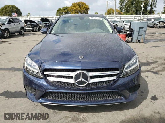 2021 Mercedes-Benz C 300 with VIN W1KWF8DB5MR632714, listed as a Copart auction lot 47728725 with 36,146 mi miles and Salvage Title. Bid and sale history available at carsss.com. Image 5.