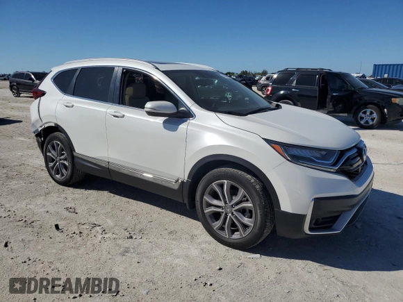 2022 Honda CR-V Touring with VIN 7FARW2H99NE053765, listed as a Copart auction lot 48046925 with 27,085 mi miles and Salvage Title. Bid and sale history available at carsss.com. Image 4.