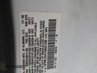 2010 Honda Odyssey EX with VIN 5FNRL3H47AB037296, listed as a Copart auction lot 49968265 with 200,575 mi miles and Salvage Title. Bid and sale history available at carsss.com. Image 13.