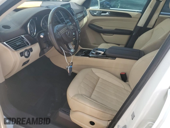 2017 Mercedes-Benz GLS 450 with VIN 4JGDF6EE8HA897075, listed as a Copart auction lot 74218194 with Not Provided miles and Salvage Title. Bid and sale history available at DreamBid. Image 7.