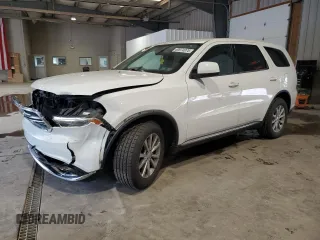 2016 Dodge Durango SXT with VIN 1C4RDJAG7GC460343, listed as a Copart auction lot 60974975 with 59,783 mi miles and Salvage title. Bid and sale history available at DreamBid. Image 1.
