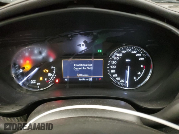 2019 Cadillac XT4 AWD Sport with VIN 1GYFZFR45KF185536, listed as a Copart auction lot 80544914 with 46,496 mi miles and Salvage Title. Bid and sale history available at DreamBid. Image 9.