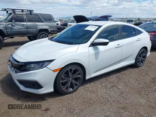 2019 Honda Civic Sport with VIN 2HGFC2F85KH600037, listed as a IAAI auction lot 42030526 with 82,821 mi miles and . Bid and sale history available at DreamBid. Image 17.