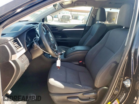 2018 Toyota Highlander LE with VIN 5TDZARFH1JS040530, listed as a Copart auction lot 57434705 with 112,912 mi miles and Salvage title. Bid and sale history available at DreamBid. Image 7.