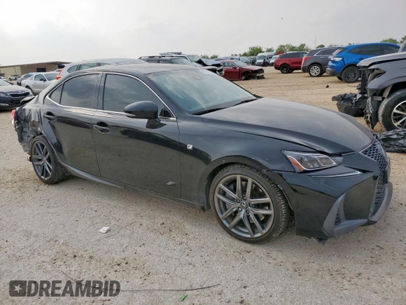 2020 Lexus IS 300 F Sport with VIN JTHGA1D23L5103657, listed as a Copart auction lot 57443255 with 95,782 mi miles and Salvage title. Bid and sale history available at DreamBid. Image 4.