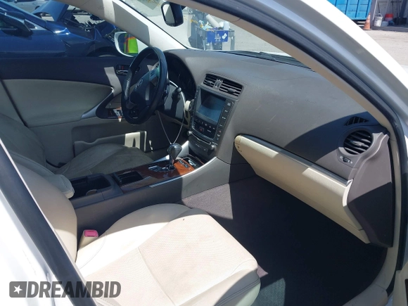 2013 Lexus IS 250 with VIN JTHBF5C29D5185531, listed as a IAAI auction lot 41922094 with 124,507 mi miles and . Bid and sale history available at DreamBid. Image 5.