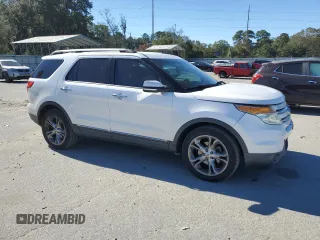 2012 Ford Explorer Limited with VIN 1FMHK7F80CGA99137, listed as a Copart auction lot 81648294 with 156,223 mi miles and Salvage title. Bid and sale history available at DreamBid. Image 4.