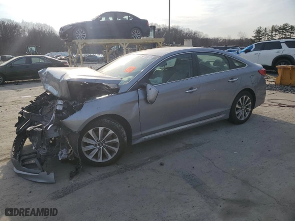 2016 Hyundai Sonata 2.4L Sport with VIN 5NPE34AF4GH319664, listed as a Copart auction lot 48755675 with 0 mi miles and Salvage Title. Bid and sale history available at carsss.com. Image 1.