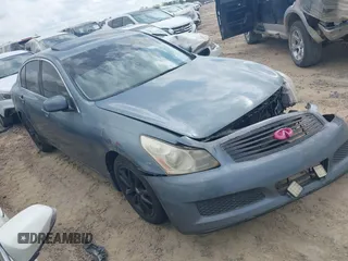 2007 Infiniti G35 Sedan Journey with VIN JNKBV61E87M703726, listed as a IAAI auction lot 41913402 with 295,479 mi miles. Bid and sale history available at carsss.com. Image 1.
