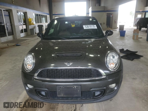 2013 MINI Hardtop S with VIN WMWSV3C57DT396593, listed as a Copart auction lot 53610125 with 116,193 mi miles and Salvage Title. Bid and sale history available at DreamBid. Image 5.