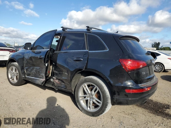 2015 Audi Q5 Premium with VIN WA1CFAFP4FA130639, listed as a Copart auction lot 40376174 with 77,301 mi miles and Salvage title. Bid and sale history available at DreamBid. Image 2.