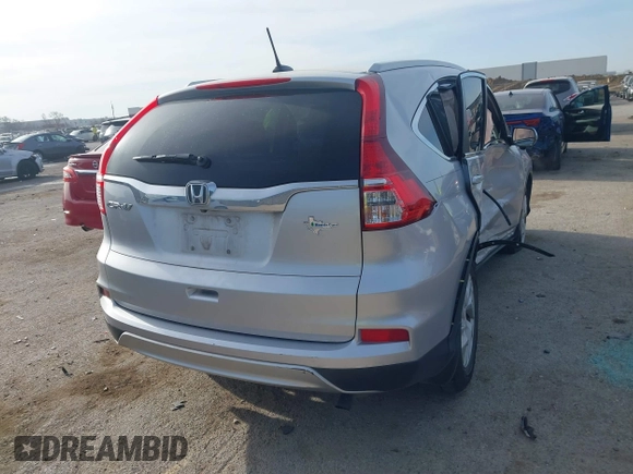 2015 Honda CR-V EX-L with VIN 2HKRM3H71FH557008, listed as a IAAI auction lot 41870926 with 114,747 mi miles. Bid and sale history available at carsss.com. Image 4.