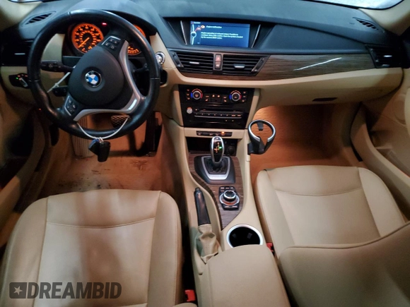2014 BMW X1 xDrive28i with VIN WBAVL1C51EVY12411, listed as a Copart auction lot 44966055 with 76,462 mi miles and Salvage Title. Bid and sale history available at carsss.com. Image 8.