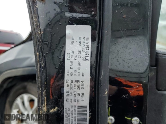 2019 Jeep Cherokee Latitude z VIN 1C4PJMCB7KD437649, wystawiony jako Copart lot #51525735 z przebiegiem Nie podano mil oraz Szkoda całkowita • Salvage title. Historia ofert i sprzedaży dostępna na DreamBid. Obrazek 13.