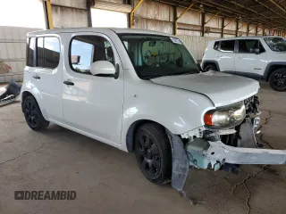 2012 Nissan Cube 1.8 S with VIN JN8AZ2KR4CT251256, listed as a Copart auction lot 53801785 with Not Provided miles and Salvage Title. Bid and sale history available at carsss.com. Image 4.