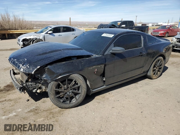 2012 Ford Mustang V6 Premium with VIN 1ZVBP8AM0C5264957, listed as a Copart auction lot 47693555 with 118,936 mi miles and Salvage Title. Bid and sale history available at carsss.com. Image 1.