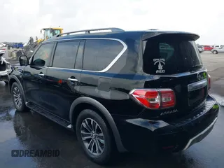 2018 Nissan Armada SL with VIN JN8AY2ND8JX000460, listed as a IAAI auction lot 41878921 with 143,454 mi miles and . Bid and sale history available at DreamBid. Image 3.