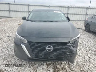 2025 Nissan Sentra S with VIN 3N1AB8BV4SY221733, listed as a Copart auction lot 47888115 with 6,100 mi miles and Salvage title. Bid and sale history available at DreamBid. Image 5.
