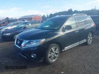 2013 Nissan Pathfinder SV with VIN 5N1AR2MM7DC683706, listed as a IAAI auction lot 41820001 with 177,458 mi miles. Bid and sale history available at carsss.com. Image 2.
