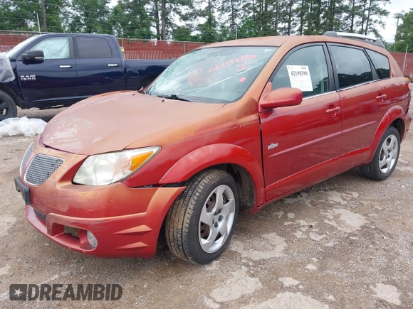 2005 Pontiac Vibe with VIN 5Y2SL63855Z427861, listed as a IAAI auction lot 42198390 with 53,921 mi miles and . Bid and sale history available at DreamBid. Image 17.