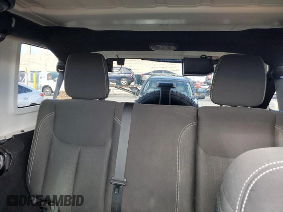 2017 Jeep Wrangler Unlimited Sahara with VIN 1C4HJWEG4HL615069, listed as a Copart auction lot 46480225 with 104,723 mi miles and Salvage title. Bid and sale history available at DreamBid. Image 10.