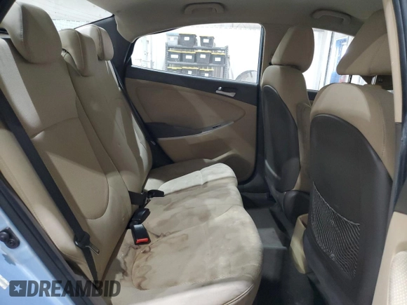 2013 Hyundai Accent GLS with VIN KMHCT4AE1DU542823, listed as a Copart auction lot 49274385 with 197,078 mi miles and Salvage Title. Bid and sale history available at carsss.com. Image 10.
