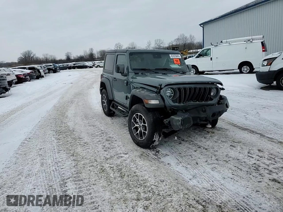 2024 Jeep Wrangler Willys with VIN 1C4PJXAG4RW260511, listed as a Copart auction lot 42425645 with 11,996 mi miles and Salvage title. Bid and sale history available at DreamBid. Image 11.