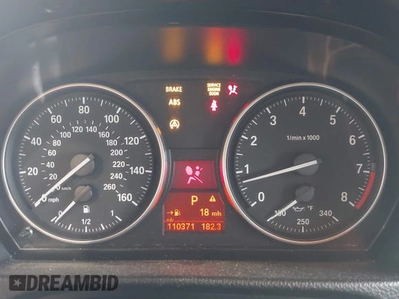 2009 BMW 3 Series 335i с VIN WBAWL73539P182652, выставлен на аукционе IAAI как лот 42333160 с пробегом 110 371 миль миль и . История ставок и продаж доступна на DreamBid. Изображение 15.