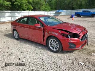 2020 Ford Fusion SE with VIN 3FA6P0HD2LR224300, listed as a Copart auction lot 56063025 with 43,468 mi miles and Salvage title. Bid and sale history available at DreamBid. Image 4.