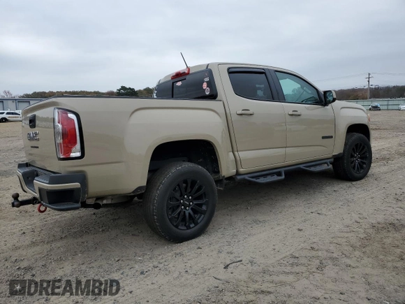 2021 GMC Canyon 4WD Elevation with VIN 1GTG6CEN1M1281552, listed as a Copart auction lot 80982384 with 50,001 mi miles and Salvage Title. Bid and sale history available at carsss.com. Image 3.