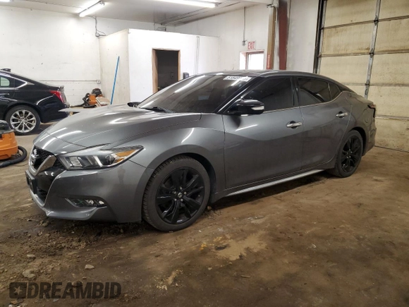 2018 Nissan Maxima SV with VIN 1N4AA6AP8JC393283, listed as a Copart auction lot 51549075 with 89,911 mi miles and Salvage Title. Bid and sale history available at DreamBid. Image 1.