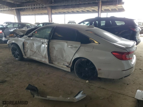 2019 Honda Accord Sedan Sport 1.5T with VIN 1HGCV1F3XKA043572, listed as a Copart auction lot 43063015 with 0 mi miles and Salvage Title. Bid and sale history available at carsss.com. Image 2.