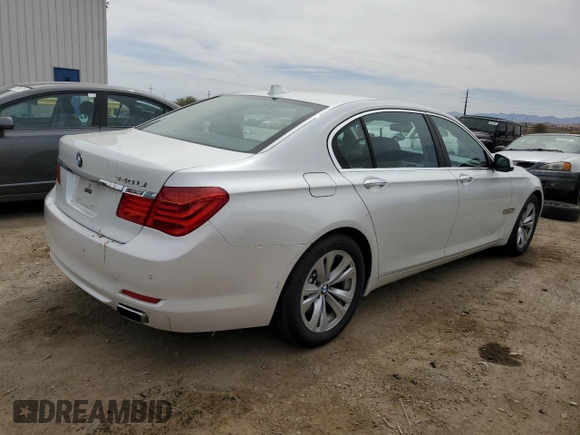 2011 BMW 7 Series 740Li with VIN WBAKB4C51BC574574, listed as a Copart auction lot 50425125 with 78,968 mi miles and Salvage title. Bid and sale history available at DreamBid. Image 3.
