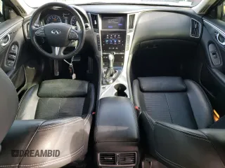 2016 Infiniti Q50 3.0t Red Sport 400 with VIN JN1FV7AR7GM451515, listed as a Copart auction lot 49716605 with 50,656 mi miles and Salvage Title. Bid and sale history available at carsss.com. Image 8.