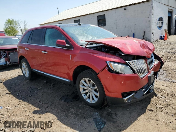 2011 Lincoln MKX with VIN 2LMDJ8JK8BBJ18778, listed as a Copart auction lot 49262603 with 138,458 mi miles and Salvage Title. Bid and sale history available at carsss.com. Image 4.