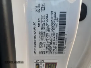 2020 Acura RDX w/Technology Pkg with VIN 5J8TC1H52LL002993, listed as a Copart auction lot 57071644 with 97,277 mi miles and Salvage Title. Bid and sale history available at carsss.com. Image 14.