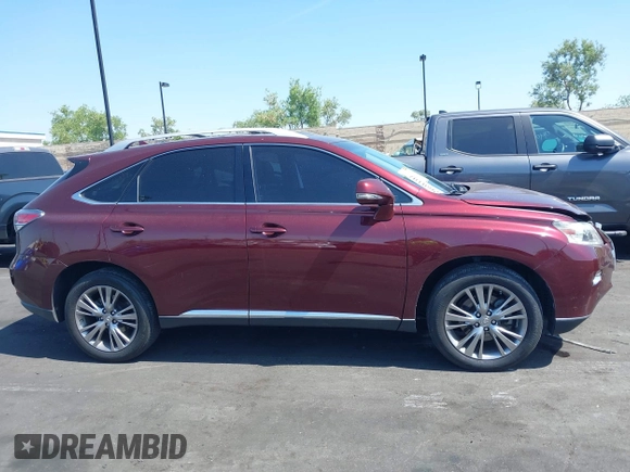 2013 Lexus RX 350 with VIN JTJZK1BA2D2417771, listed as a IAAI auction lot 42339010 with 110,136 mi miles and . Bid and sale history available at DreamBid. Image 13.