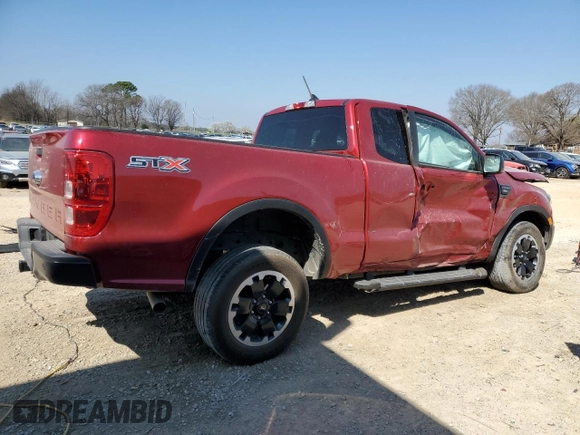2021 Ford Ranger XL with VIN 1FTER1EH6MLD76657, listed as a Copart auction lot 48800855 with 28,909 mi miles and Salvage Title. Bid and sale history available at carsss.com. Image 3.