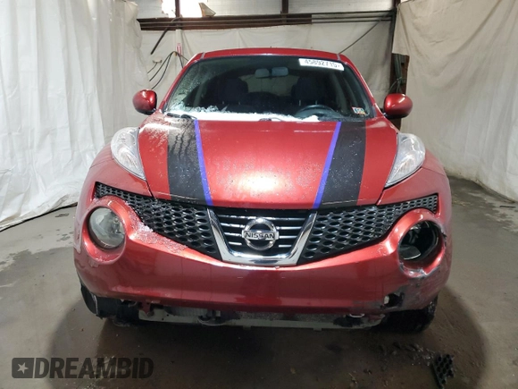 2012 Nissan Juke SV with VIN JN8AF5MV8CT115104, listed as a Copart auction lot 45892715 with 126,753 mi miles and Salvage Title. Bid and sale history available at DreamBid. Image 5.