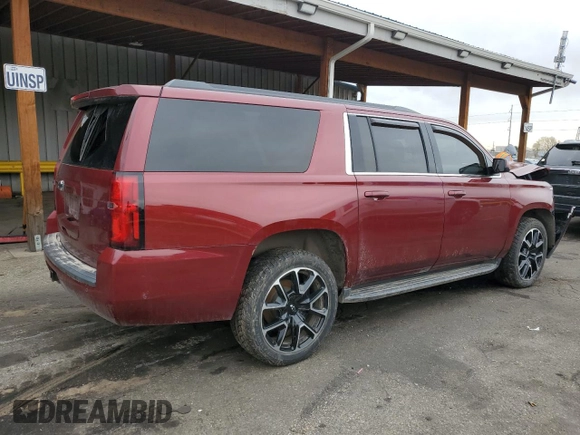 2016 Chevrolet Suburban LT with VIN 1GNSKHKC0GR340416, listed as a Copart auction lot 51178395 with 79,588 mi miles and Salvage Title. Bid and sale history available at DreamBid. Image 3.