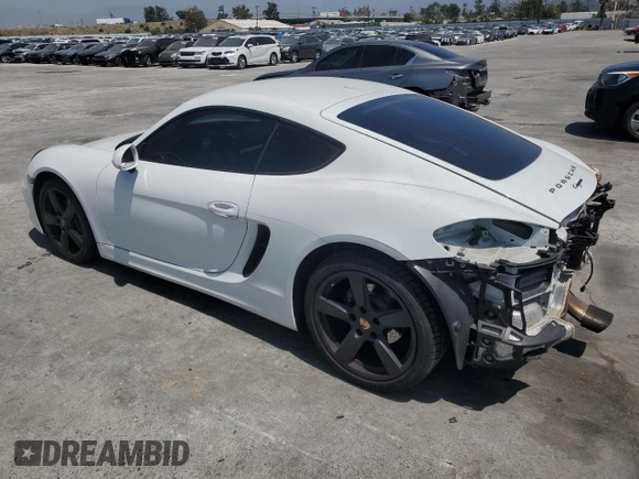 2015 Porsche Cayman with VIN WP0AA2A81FK160807, listed as a Copart auction lot 53611305 with 60,866 mi miles and Salvage Title. Bid and sale history available at DreamBid. Image 2.