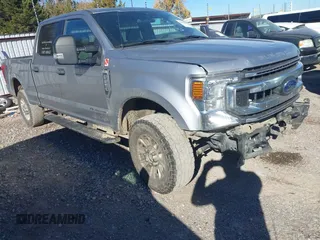 2021 Ford Super Duty F-250 SRW XL with VIN 1FT7W2BTXMEC70037, listed as a IAAI auction lot 40989388 with 109,816 mi miles. Bid and sale history available at carsss.com. Image 1.
