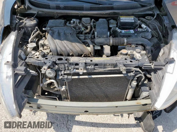 2017 Nissan Versa SV z VIN 3N1CN7AP2HL857375, wystawiony jako Copart lot #57678945 z przebiegiem 106 571 mil mil oraz Szkoda całkowita • Salvage title. Historia ofert i sprzedaży dostępna na DreamBid. Obrazek 11.
