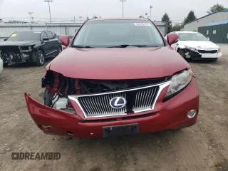 2010 Lexus RX 450h with VIN JTJBC1BAXA2007326, listed as a Copart auction lot 52575415 with 228,316 mi miles and Salvage Title. Bid and sale history available at DreamBid. Image 5.